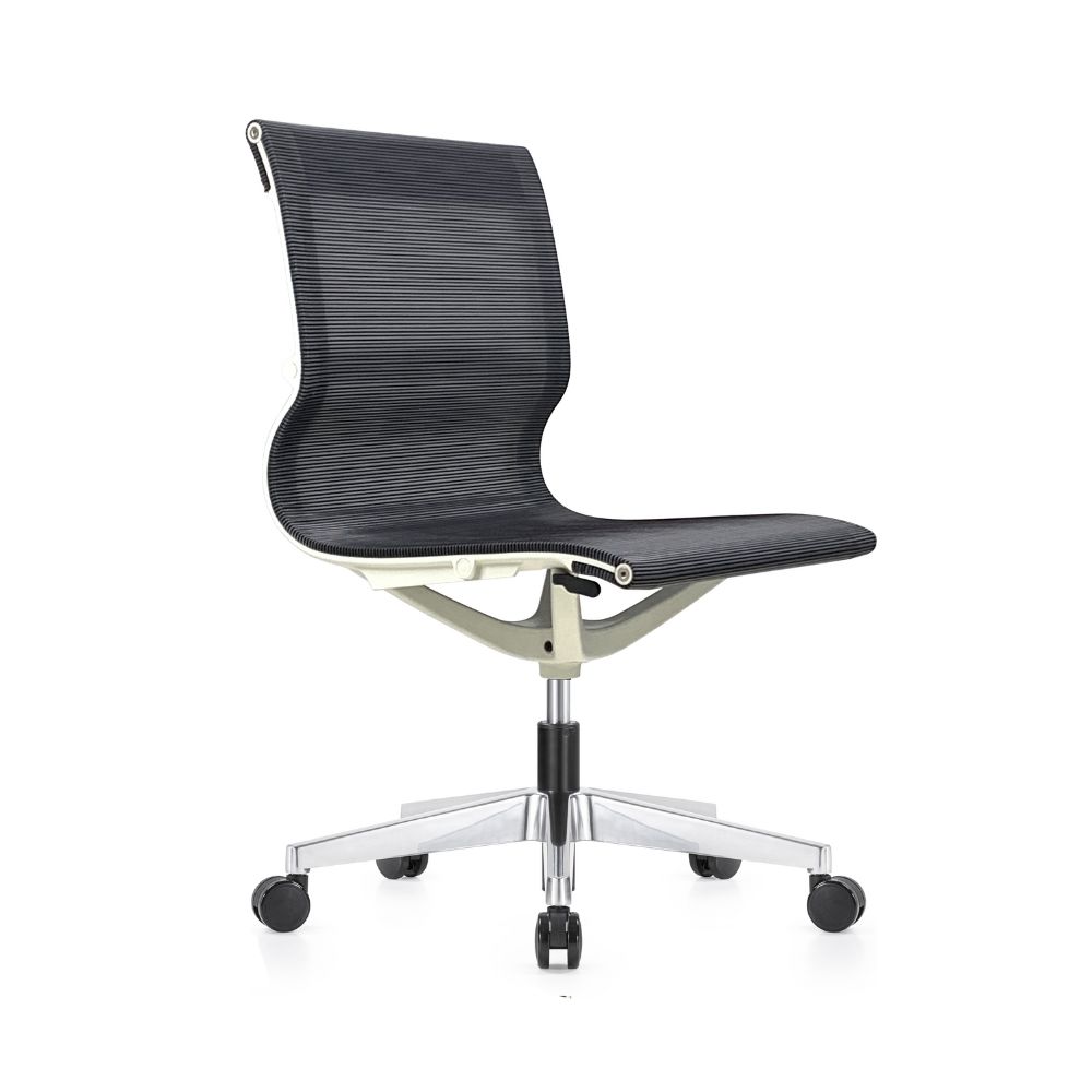 Kinetic White Frame Designer Spider Mesh No Arms