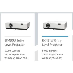 5,000 Lumens Creston RoomView Projector